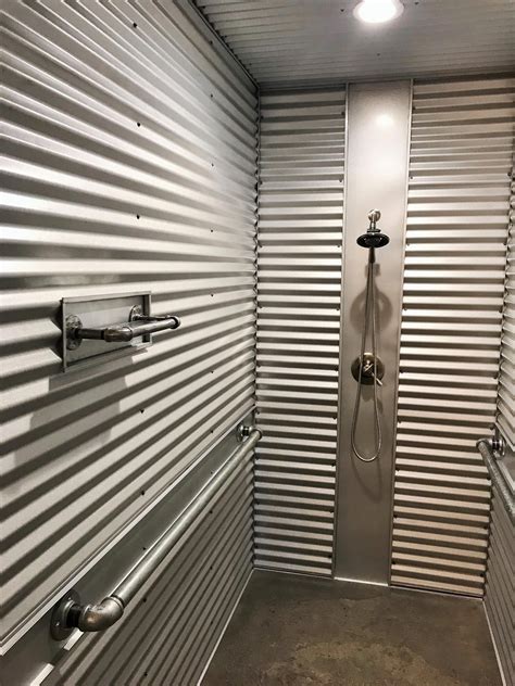 tin shower walls